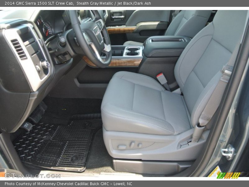 Stealth Gray Metallic / Jet Black/Dark Ash 2014 GMC Sierra 1500 SLT Crew Cab