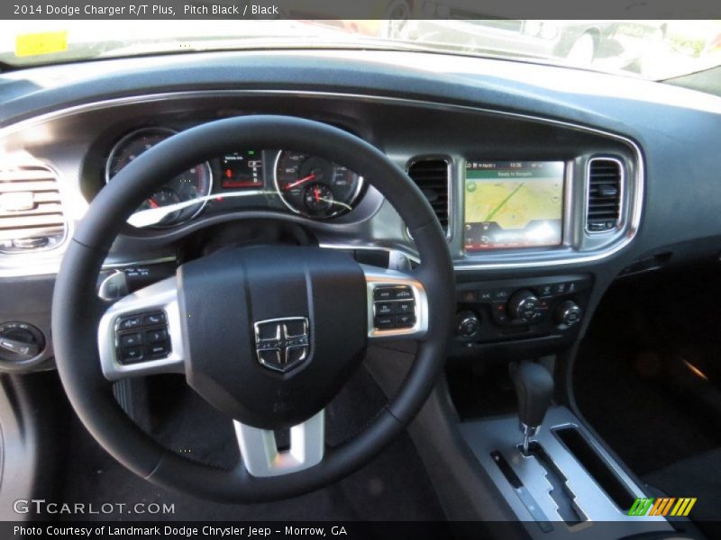Pitch Black / Black 2014 Dodge Charger R/T Plus