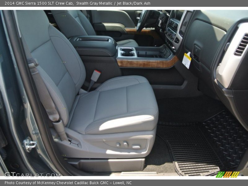 Stealth Gray Metallic / Jet Black/Dark Ash 2014 GMC Sierra 1500 SLT Crew Cab