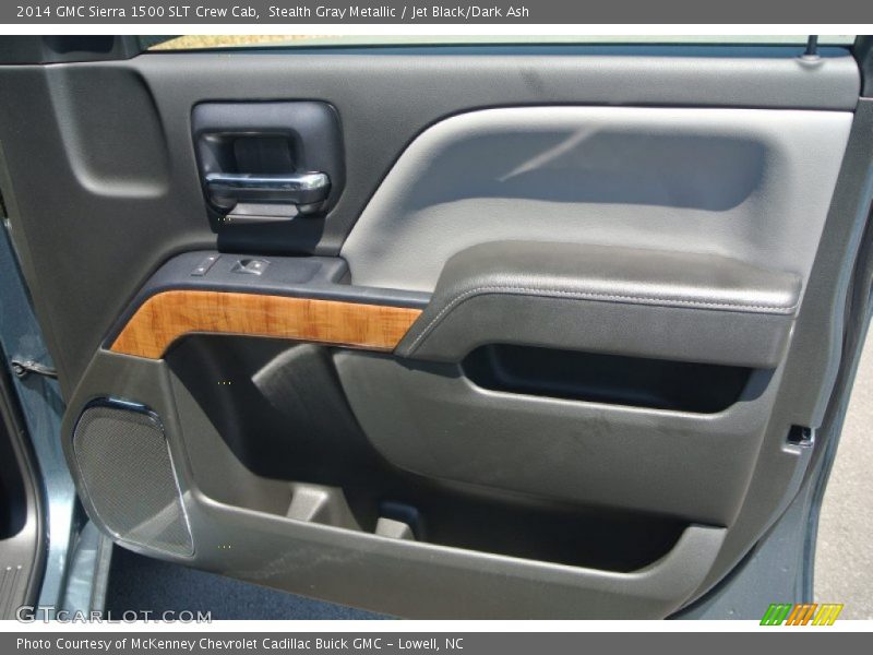 Stealth Gray Metallic / Jet Black/Dark Ash 2014 GMC Sierra 1500 SLT Crew Cab