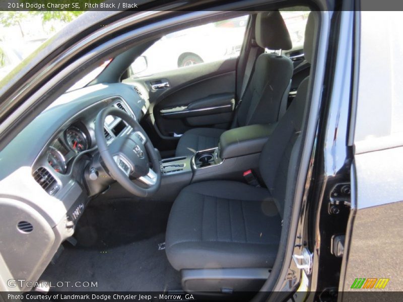 Pitch Black / Black 2014 Dodge Charger SE