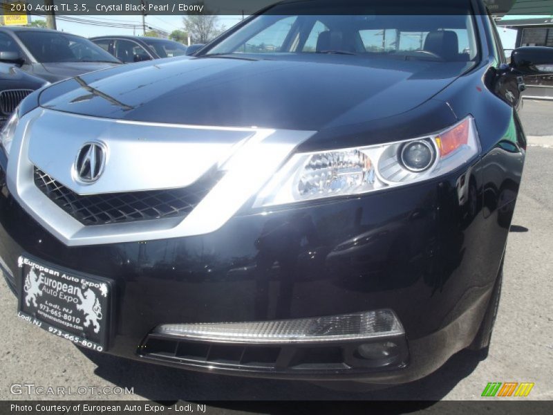 Crystal Black Pearl / Ebony 2010 Acura TL 3.5