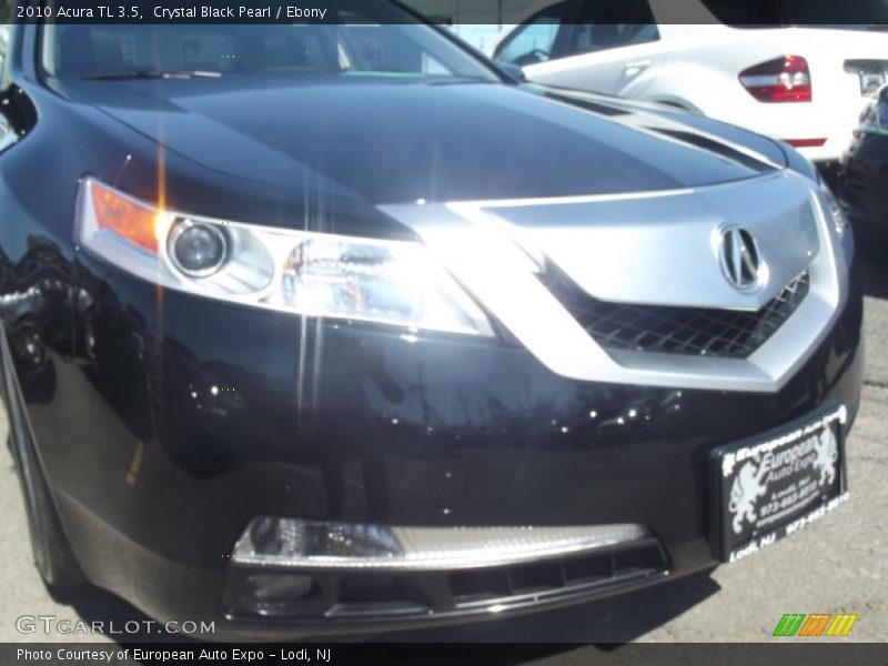 Crystal Black Pearl / Ebony 2010 Acura TL 3.5