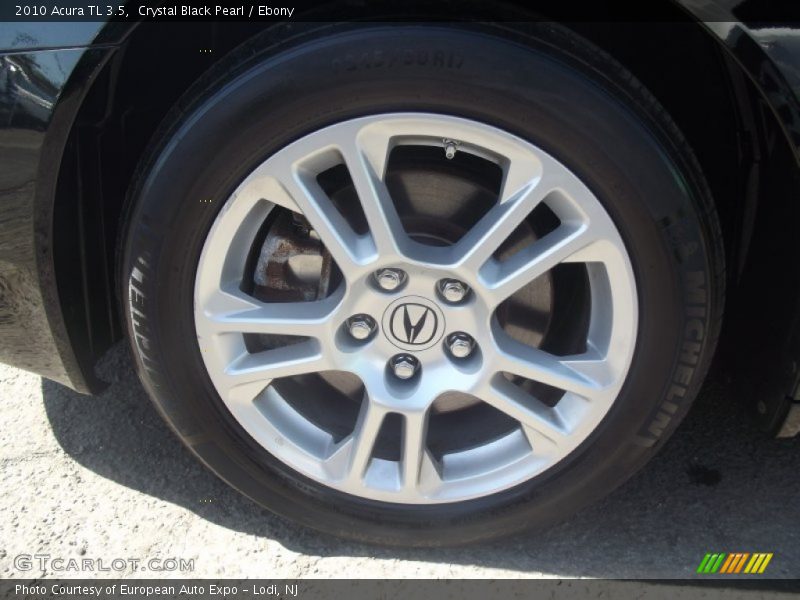Crystal Black Pearl / Ebony 2010 Acura TL 3.5