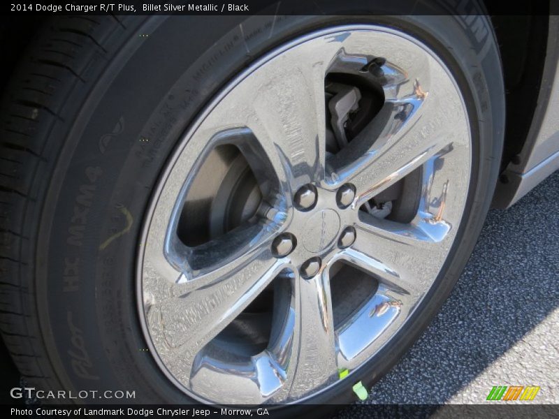 Billet Silver Metallic / Black 2014 Dodge Charger R/T Plus