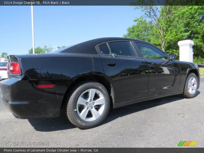 Pitch Black / Black 2014 Dodge Charger SE