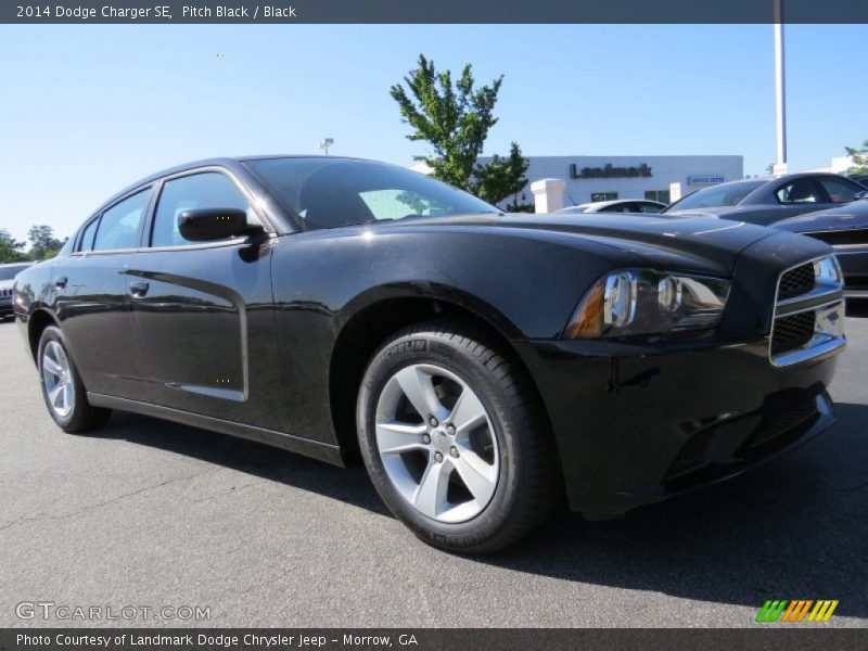Pitch Black / Black 2014 Dodge Charger SE