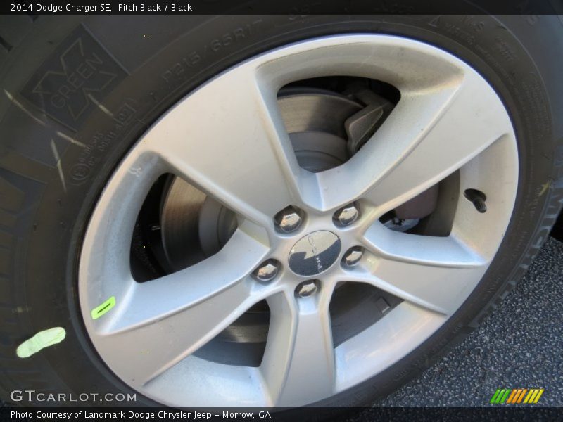 Pitch Black / Black 2014 Dodge Charger SE