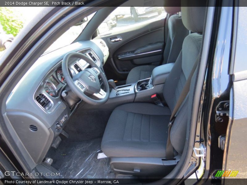 Pitch Black / Black 2014 Dodge Charger SE
