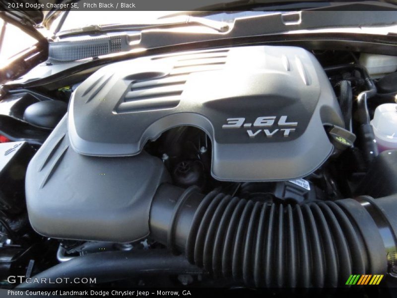 Pitch Black / Black 2014 Dodge Charger SE