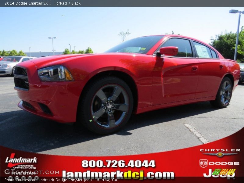 TorRed / Black 2014 Dodge Charger SXT