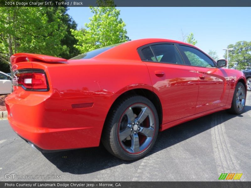TorRed / Black 2014 Dodge Charger SXT