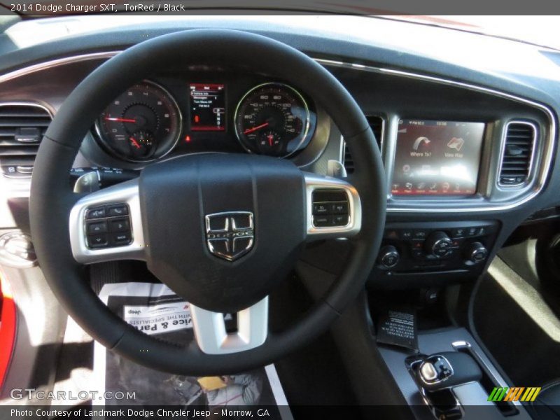 TorRed / Black 2014 Dodge Charger SXT