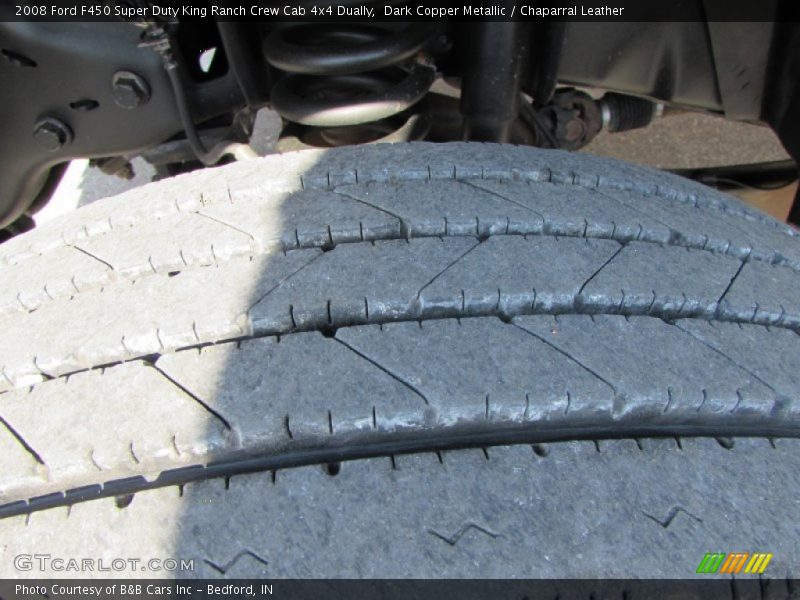 Dark Copper Metallic / Chaparral Leather 2008 Ford F450 Super Duty King Ranch Crew Cab 4x4 Dually