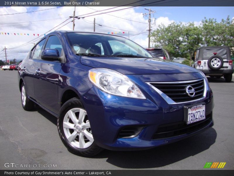Blue Onyx / Charcoal 2014 Nissan Versa 1.6 SV Sedan