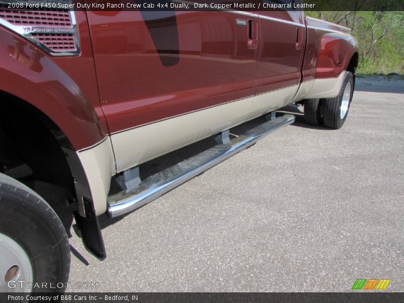 Dark Copper Metallic / Chaparral Leather 2008 Ford F450 Super Duty King Ranch Crew Cab 4x4 Dually