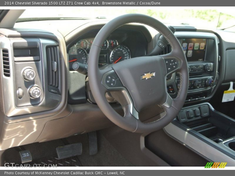 Brownstone Metallic / Cocoa/Dune 2014 Chevrolet Silverado 1500 LTZ Z71 Crew Cab 4x4