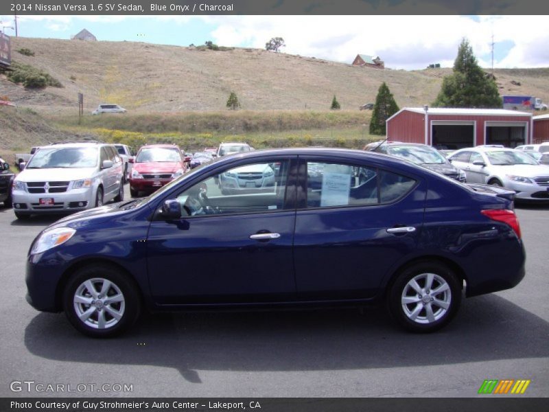 Blue Onyx / Charcoal 2014 Nissan Versa 1.6 SV Sedan
