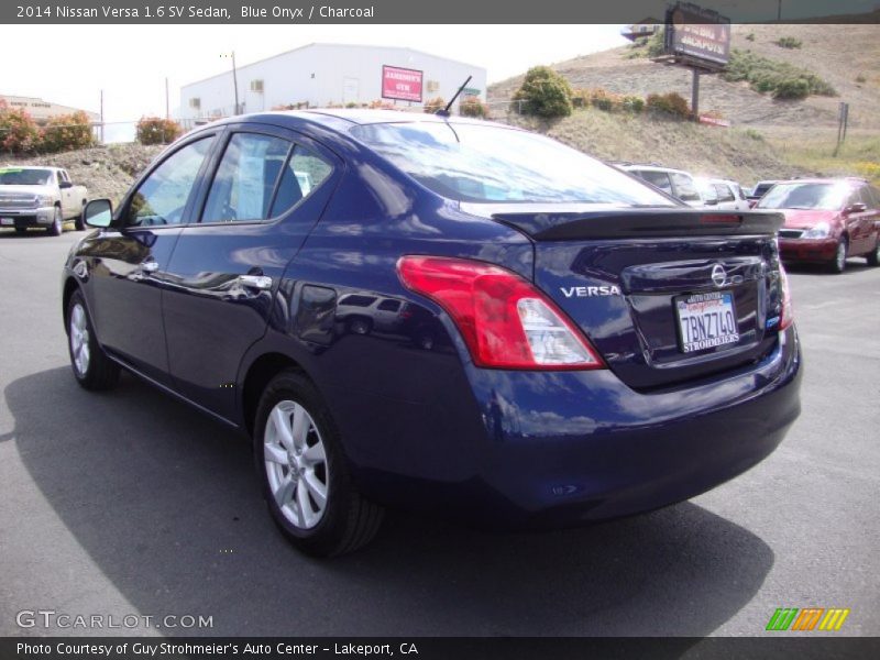 Blue Onyx / Charcoal 2014 Nissan Versa 1.6 SV Sedan