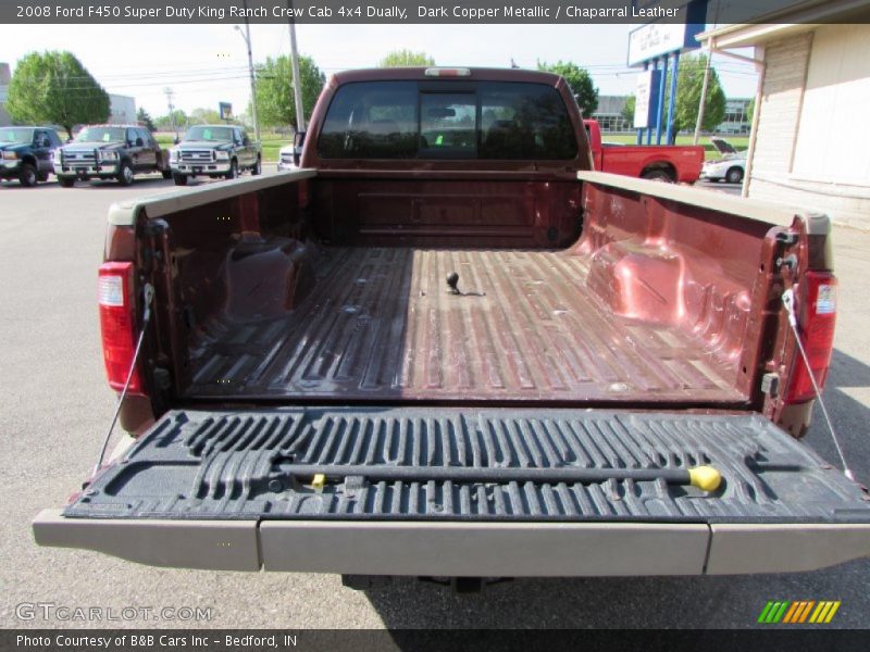 Dark Copper Metallic / Chaparral Leather 2008 Ford F450 Super Duty King Ranch Crew Cab 4x4 Dually