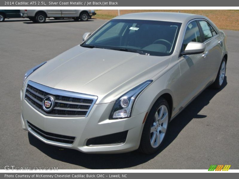 Silver Coast Metallic / Jet Black/Jet Black 2014 Cadillac ATS 2.5L
