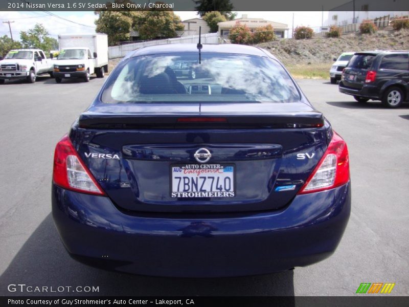 Blue Onyx / Charcoal 2014 Nissan Versa 1.6 SV Sedan
