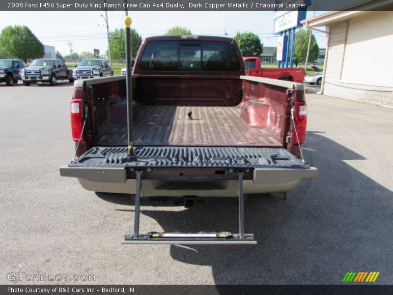 Dark Copper Metallic / Chaparral Leather 2008 Ford F450 Super Duty King Ranch Crew Cab 4x4 Dually