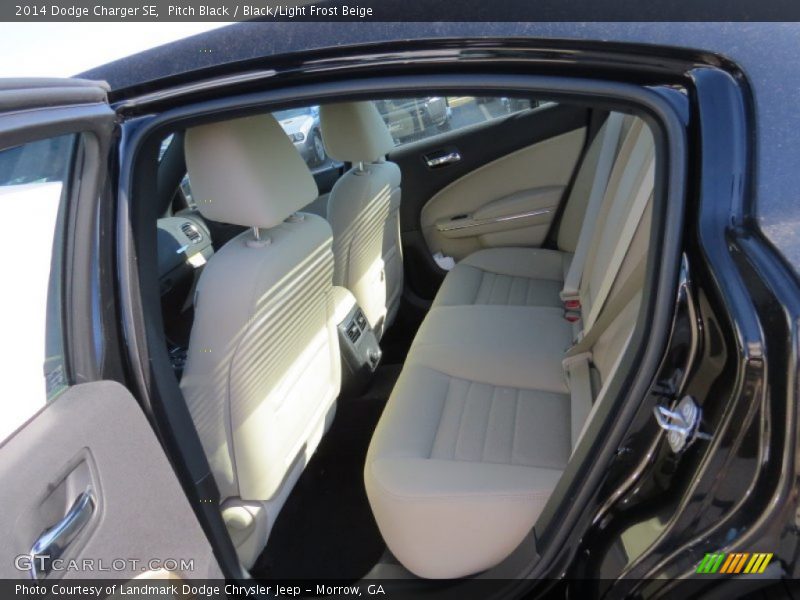 Pitch Black / Black/Light Frost Beige 2014 Dodge Charger SE