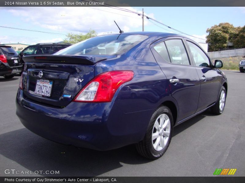 Blue Onyx / Charcoal 2014 Nissan Versa 1.6 SV Sedan