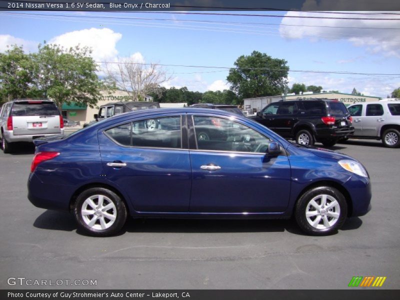 Blue Onyx / Charcoal 2014 Nissan Versa 1.6 SV Sedan