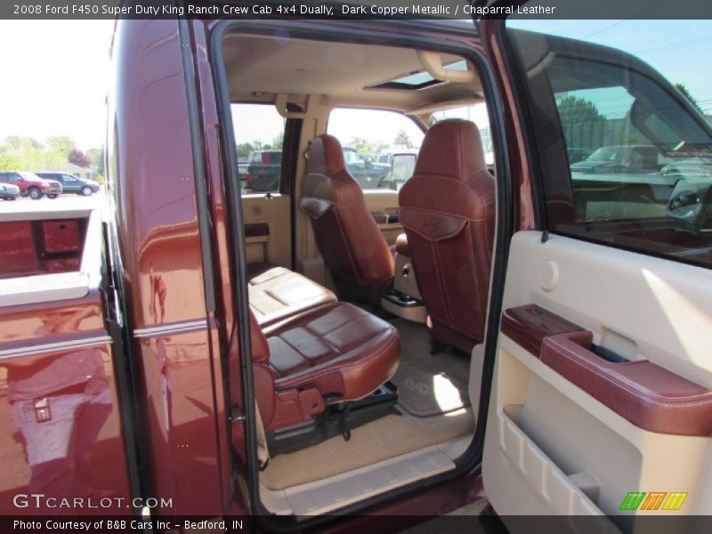 Dark Copper Metallic / Chaparral Leather 2008 Ford F450 Super Duty King Ranch Crew Cab 4x4 Dually
