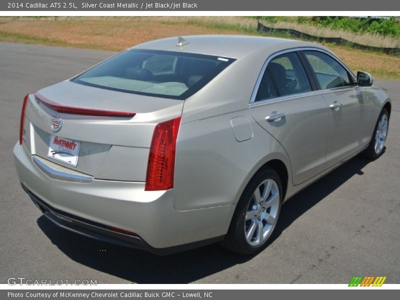 Silver Coast Metallic / Jet Black/Jet Black 2014 Cadillac ATS 2.5L