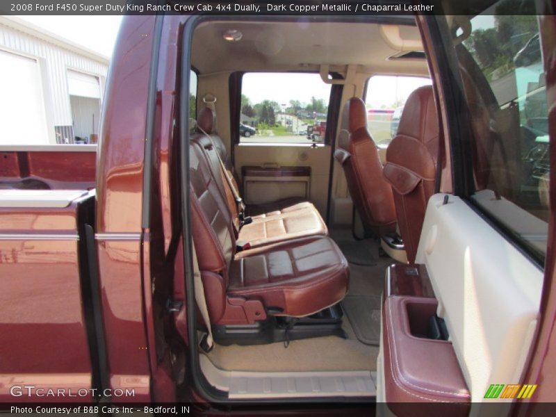 Dark Copper Metallic / Chaparral Leather 2008 Ford F450 Super Duty King Ranch Crew Cab 4x4 Dually