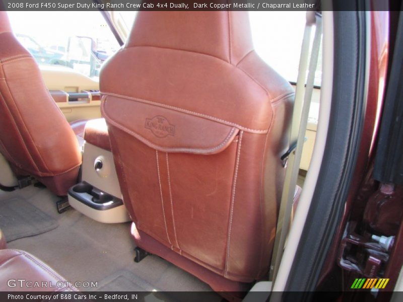 Dark Copper Metallic / Chaparral Leather 2008 Ford F450 Super Duty King Ranch Crew Cab 4x4 Dually