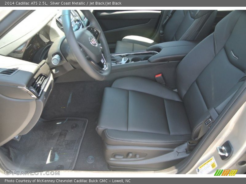 Silver Coast Metallic / Jet Black/Jet Black 2014 Cadillac ATS 2.5L