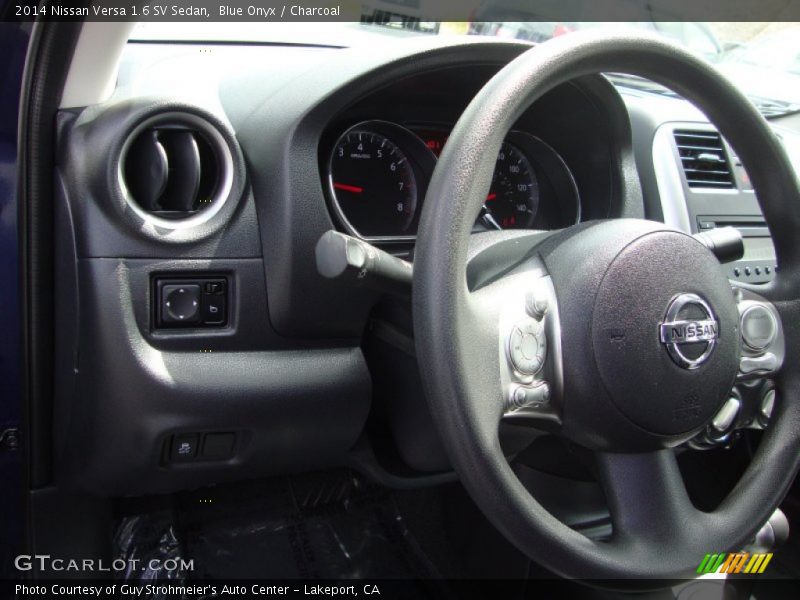 Blue Onyx / Charcoal 2014 Nissan Versa 1.6 SV Sedan