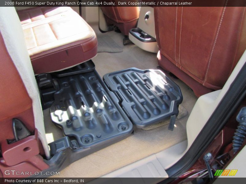 Rear Seat of 2008 F450 Super Duty King Ranch Crew Cab 4x4 Dually