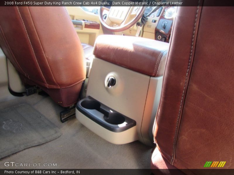 Dark Copper Metallic / Chaparral Leather 2008 Ford F450 Super Duty King Ranch Crew Cab 4x4 Dually