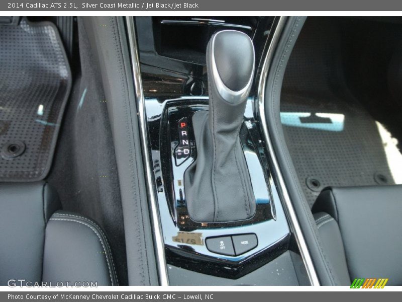Silver Coast Metallic / Jet Black/Jet Black 2014 Cadillac ATS 2.5L