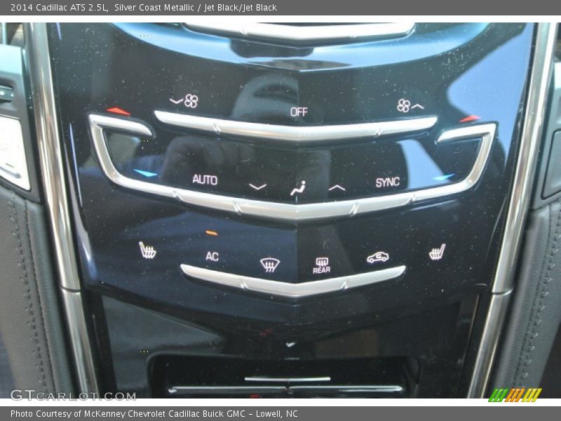 Silver Coast Metallic / Jet Black/Jet Black 2014 Cadillac ATS 2.5L