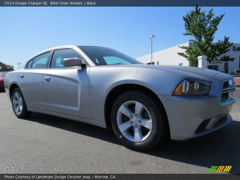Billet Silver Metallic / Black 2014 Dodge Charger SE