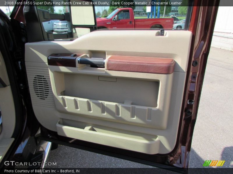 Dark Copper Metallic / Chaparral Leather 2008 Ford F450 Super Duty King Ranch Crew Cab 4x4 Dually