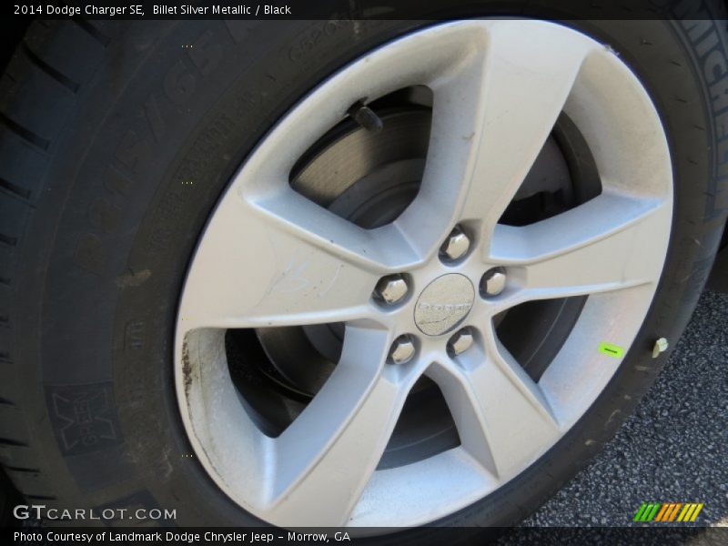Billet Silver Metallic / Black 2014 Dodge Charger SE
