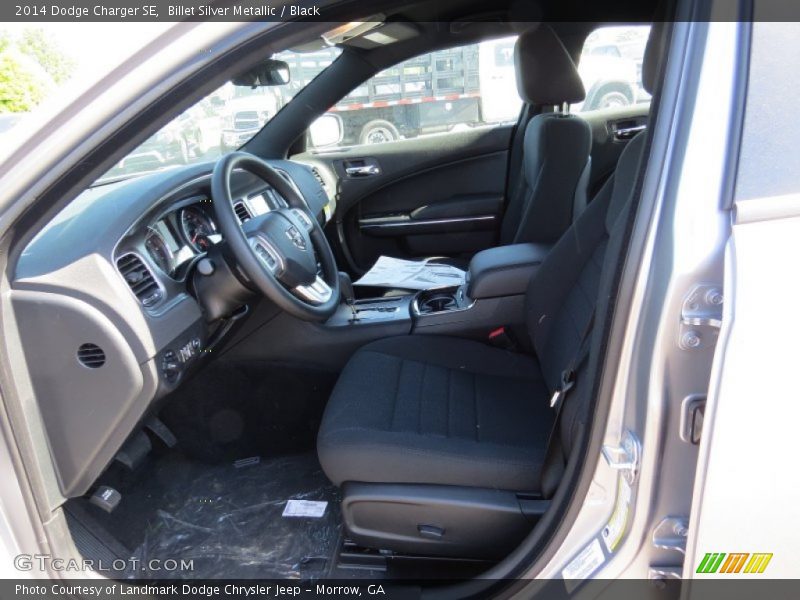 Billet Silver Metallic / Black 2014 Dodge Charger SE