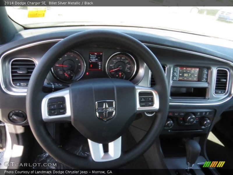 Billet Silver Metallic / Black 2014 Dodge Charger SE