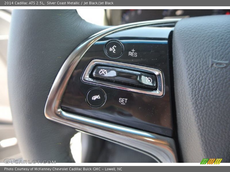 Silver Coast Metallic / Jet Black/Jet Black 2014 Cadillac ATS 2.5L