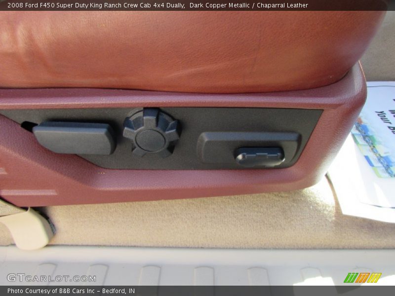 Dark Copper Metallic / Chaparral Leather 2008 Ford F450 Super Duty King Ranch Crew Cab 4x4 Dually