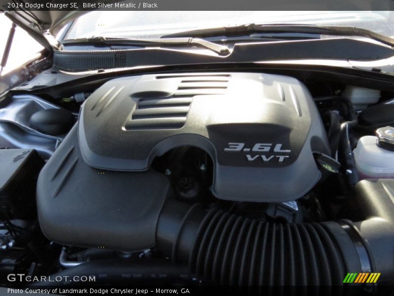 Billet Silver Metallic / Black 2014 Dodge Charger SE