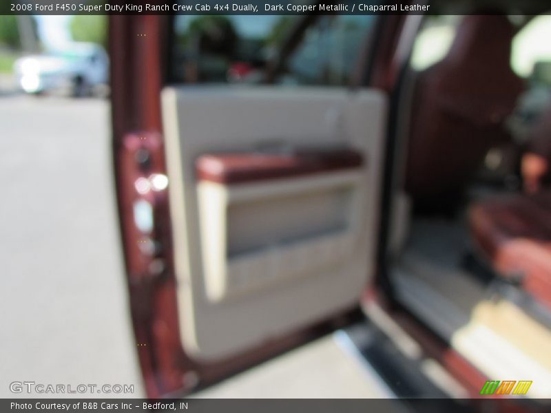 Dark Copper Metallic / Chaparral Leather 2008 Ford F450 Super Duty King Ranch Crew Cab 4x4 Dually