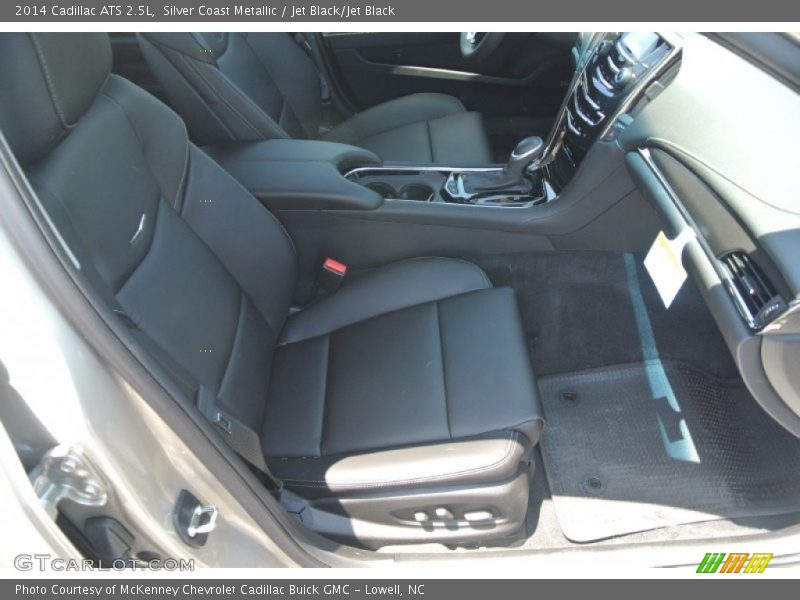 Silver Coast Metallic / Jet Black/Jet Black 2014 Cadillac ATS 2.5L